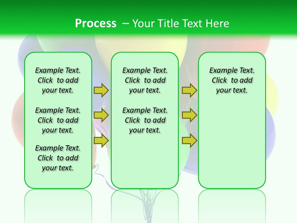 String Burst Happy PowerPoint Template