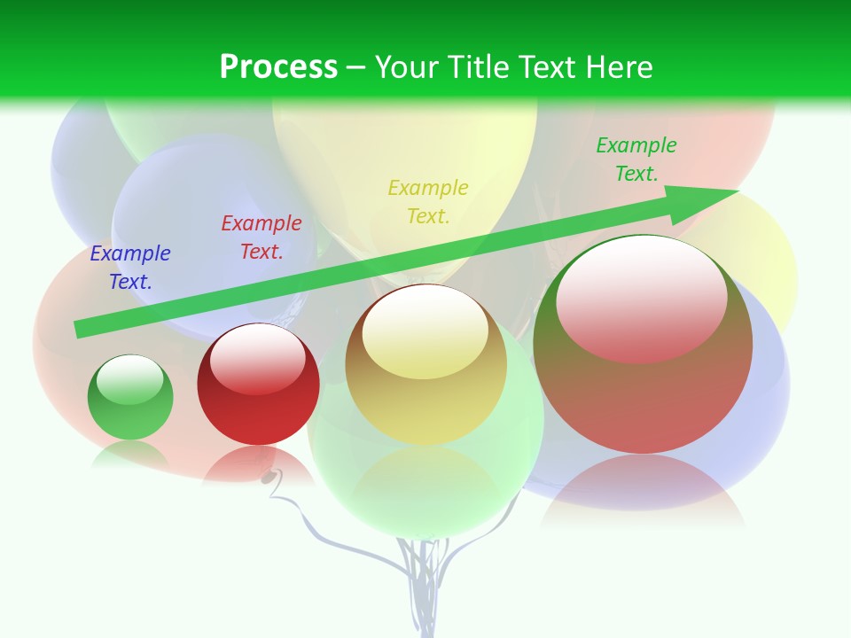 String Burst Happy PowerPoint Template