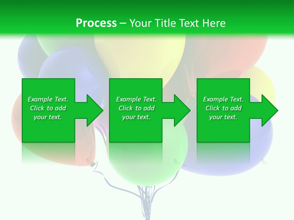 String Burst Happy PowerPoint Template
