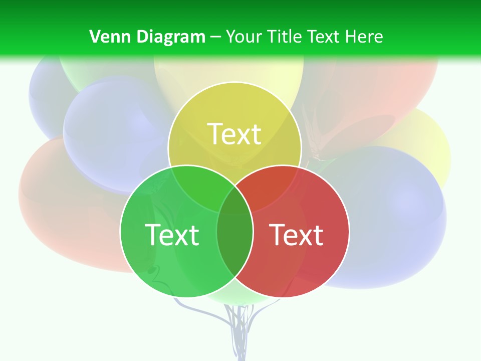 String Burst Happy PowerPoint Template