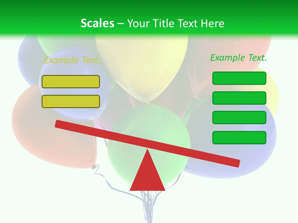 String Burst Happy PowerPoint Template