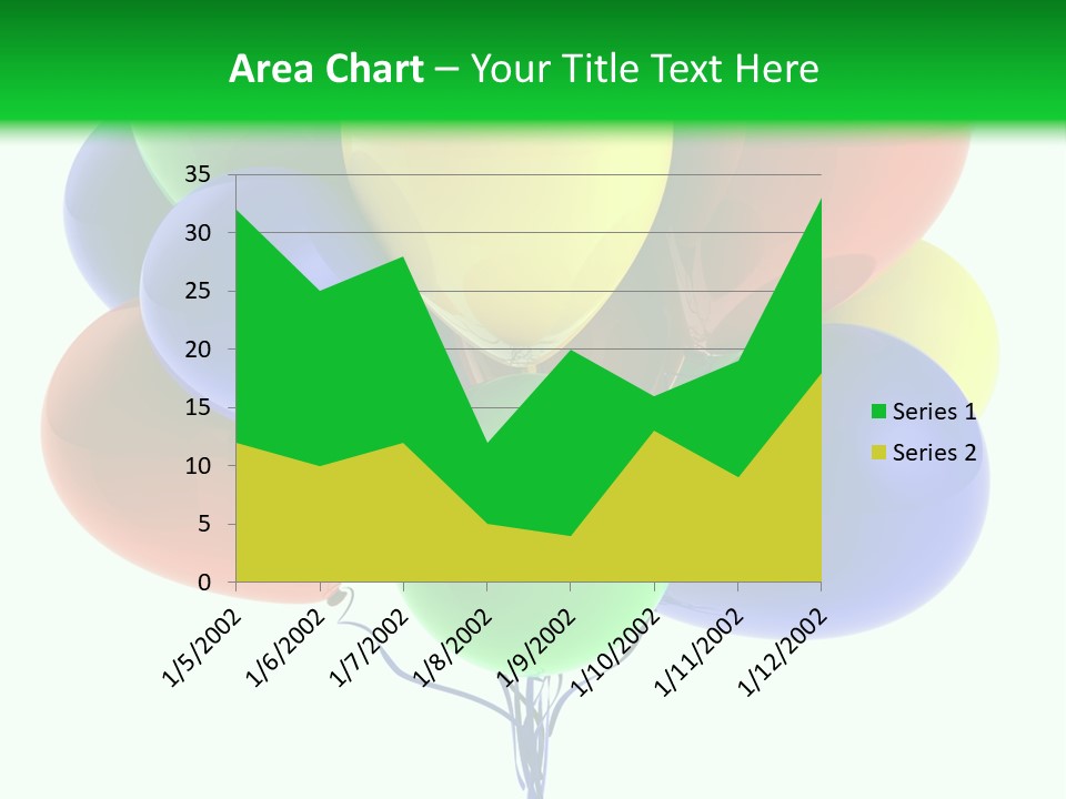 String Burst Happy PowerPoint Template