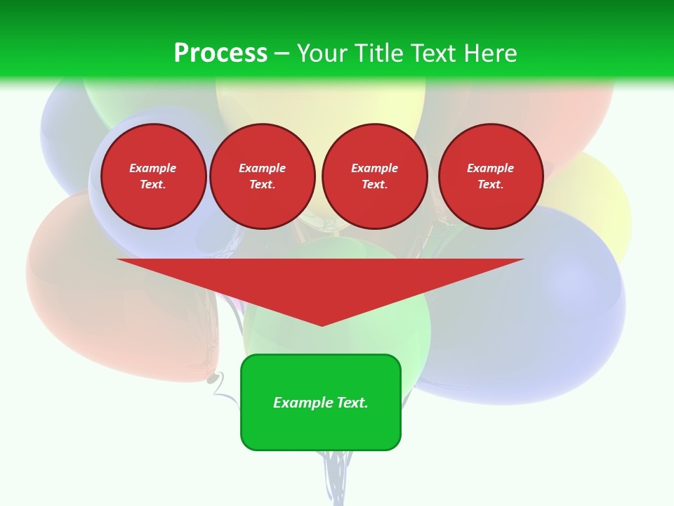 String Burst Happy PowerPoint Template