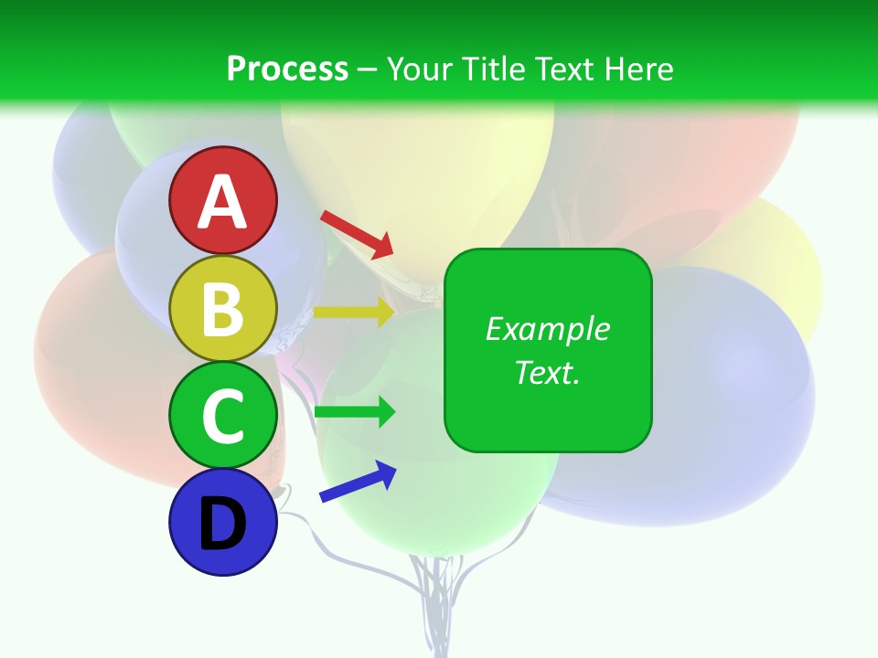 String Burst Happy PowerPoint Template