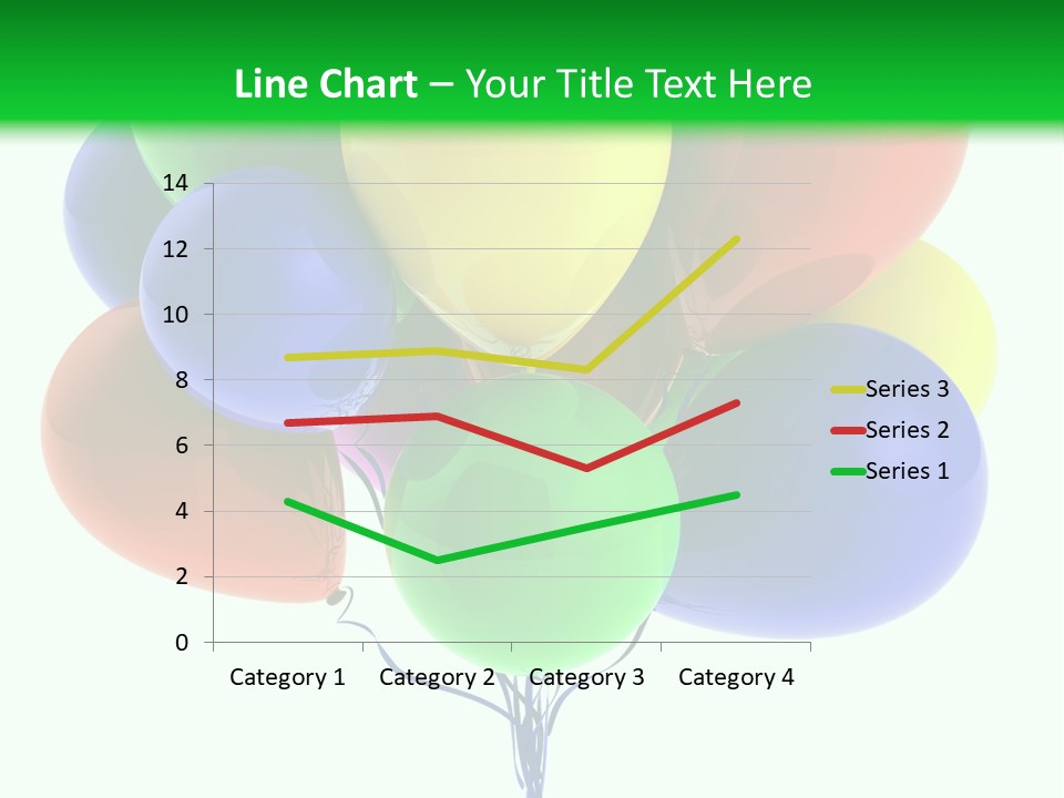 String Burst Happy PowerPoint Template