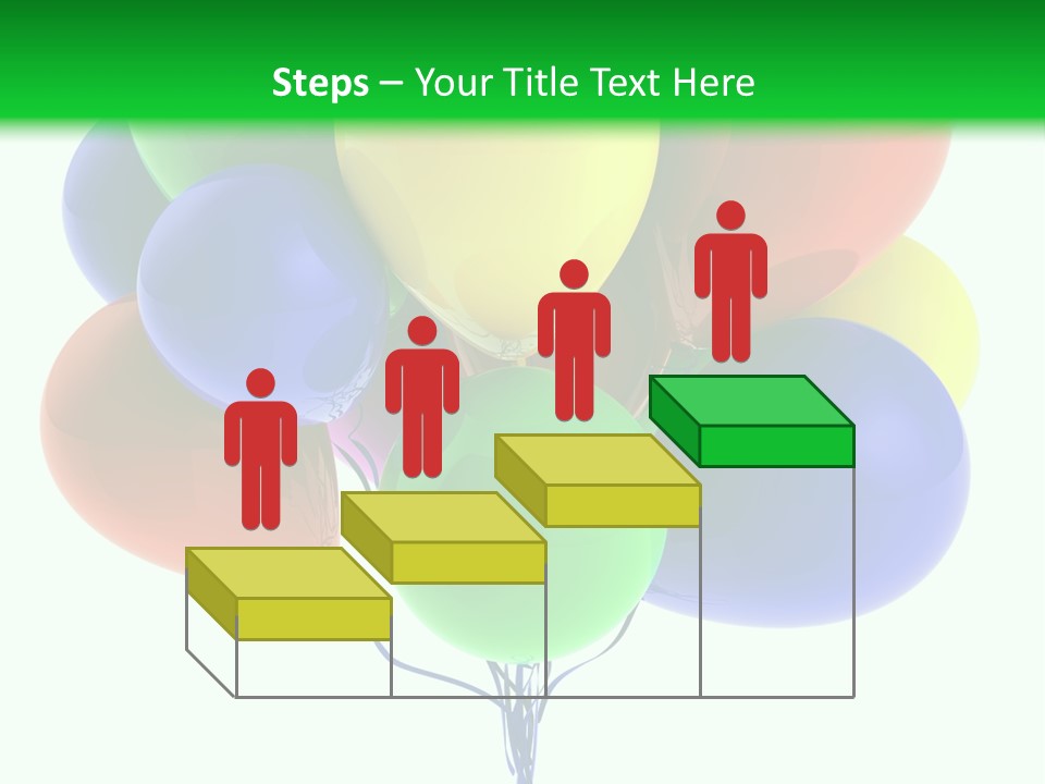 String Burst Happy PowerPoint Template