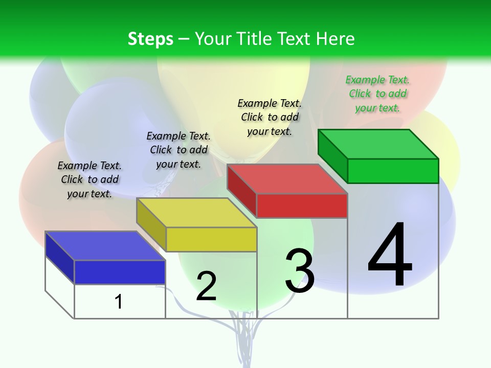 String Burst Happy PowerPoint Template