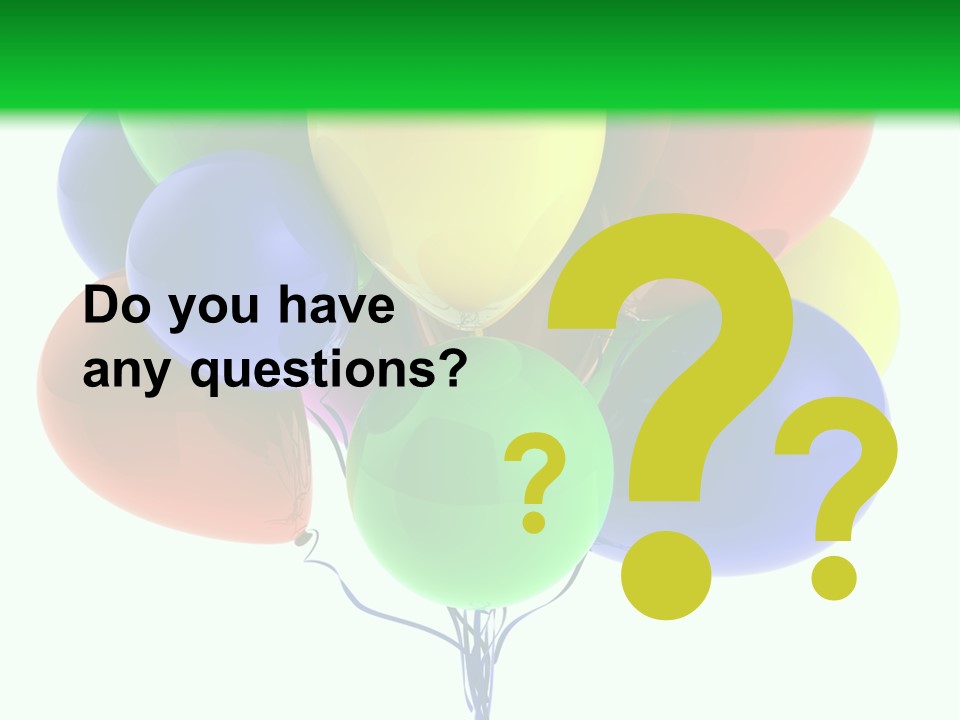 String Burst Happy PowerPoint Template