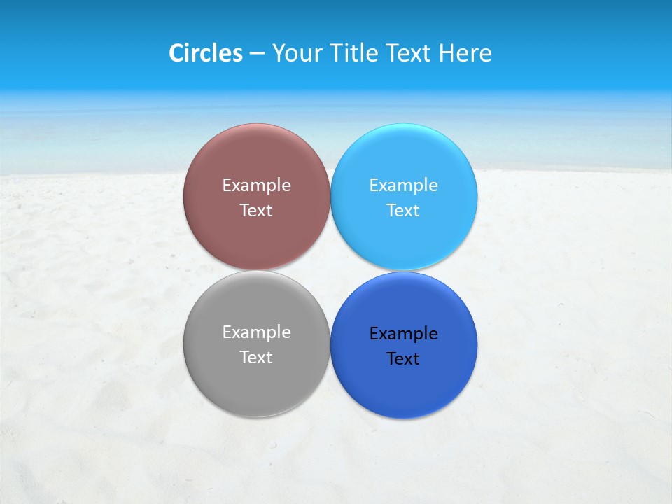 Beauty Summer White PowerPoint Template