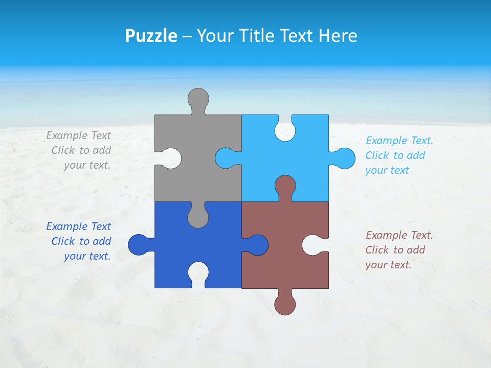 Beauty Summer White PowerPoint Template