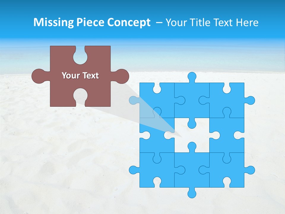 Beauty Summer White PowerPoint Template