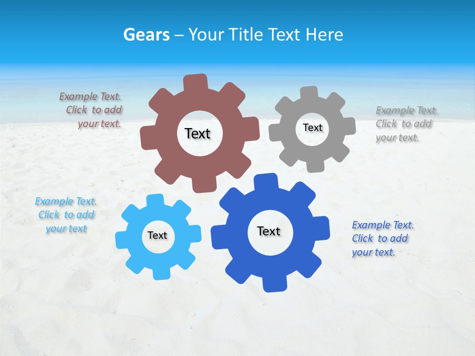 Beauty Summer White PowerPoint Template