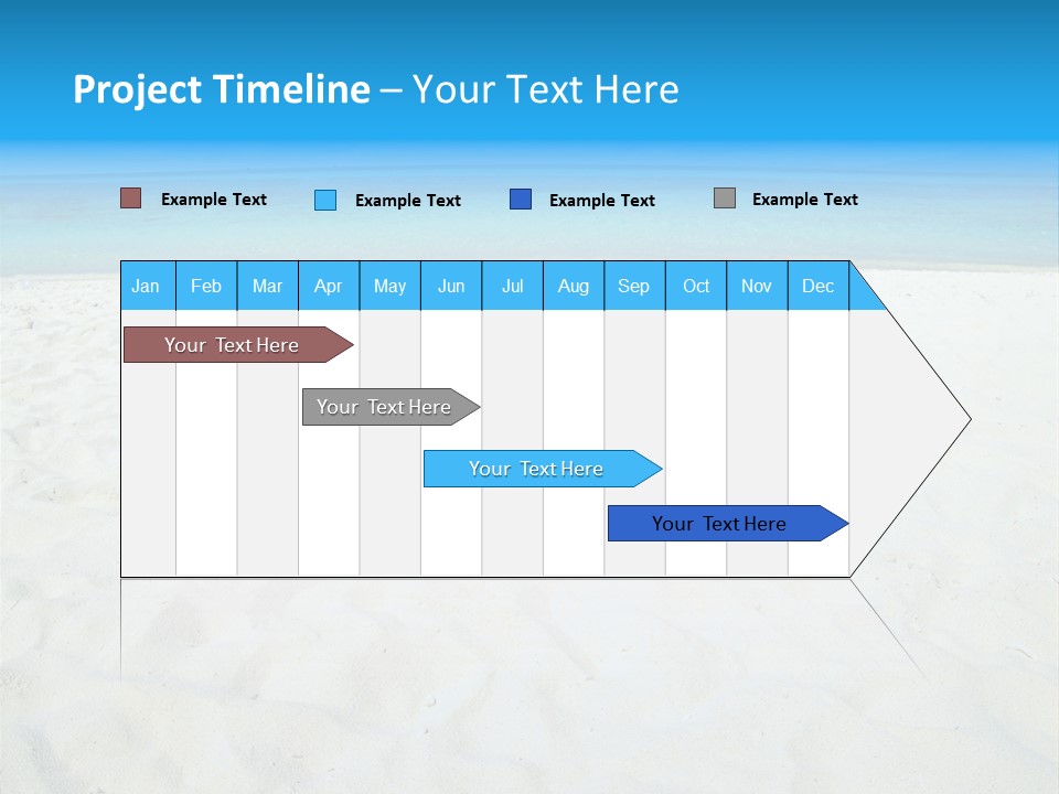 Beauty Summer White PowerPoint Template