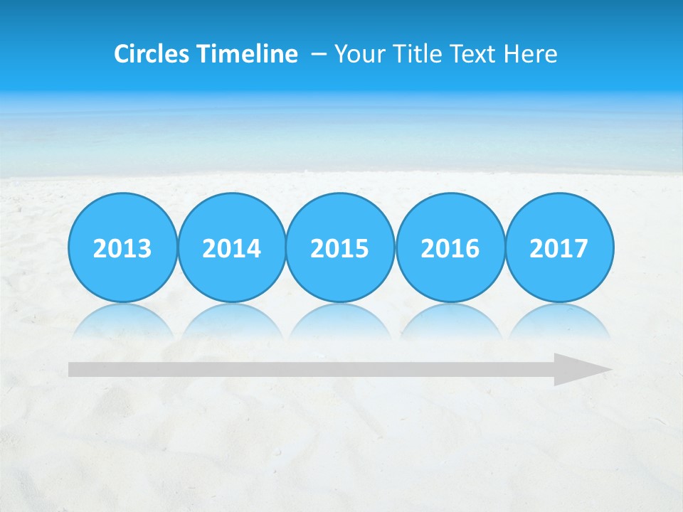Beauty Summer White PowerPoint Template