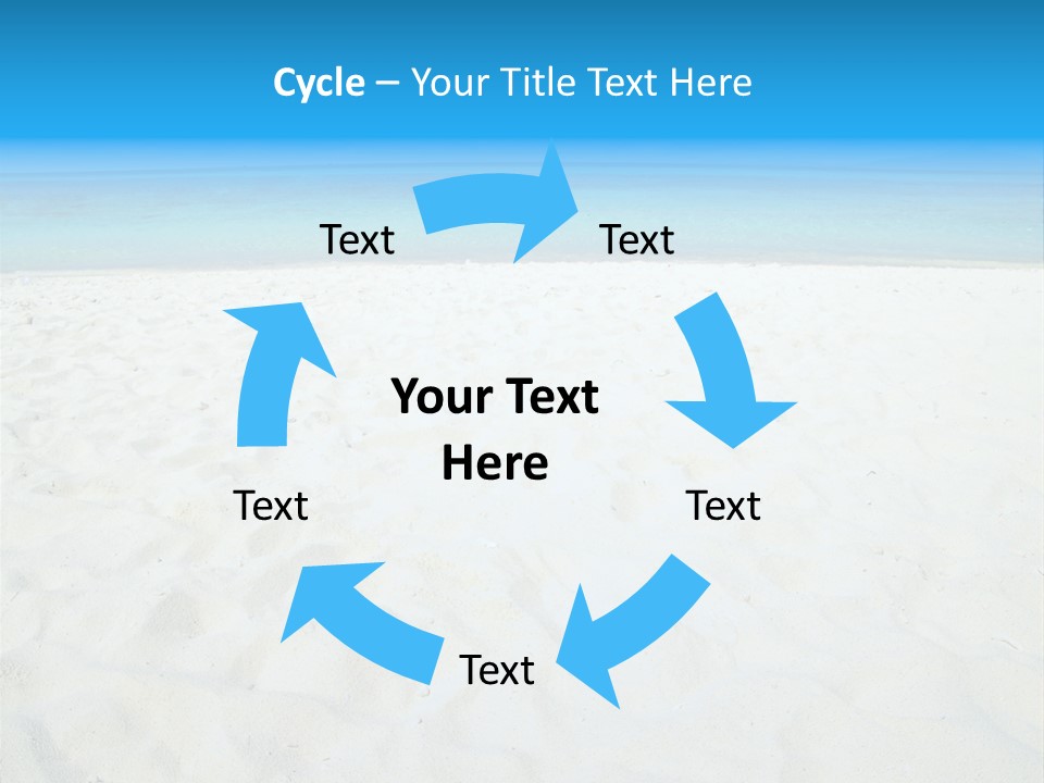 Beauty Summer White PowerPoint Template