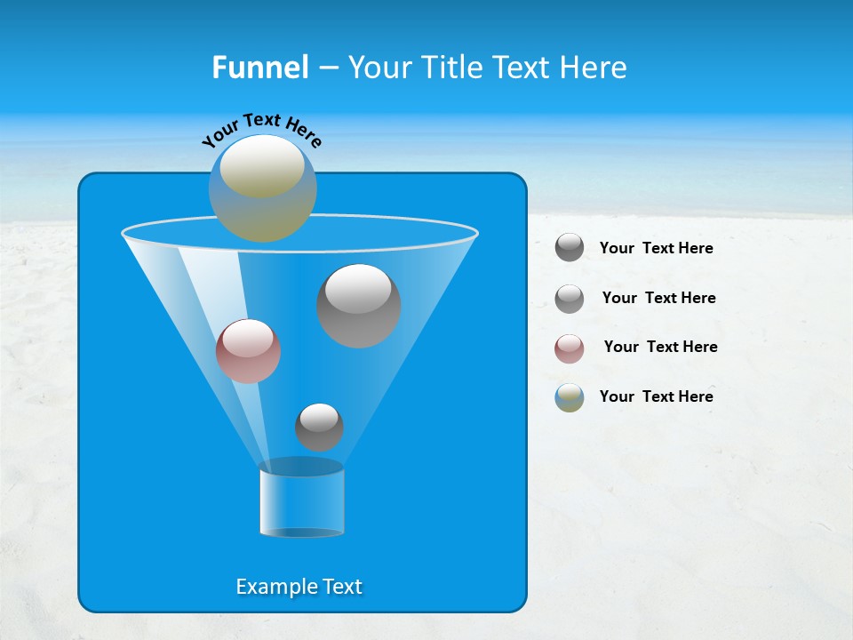 Beauty Summer White PowerPoint Template