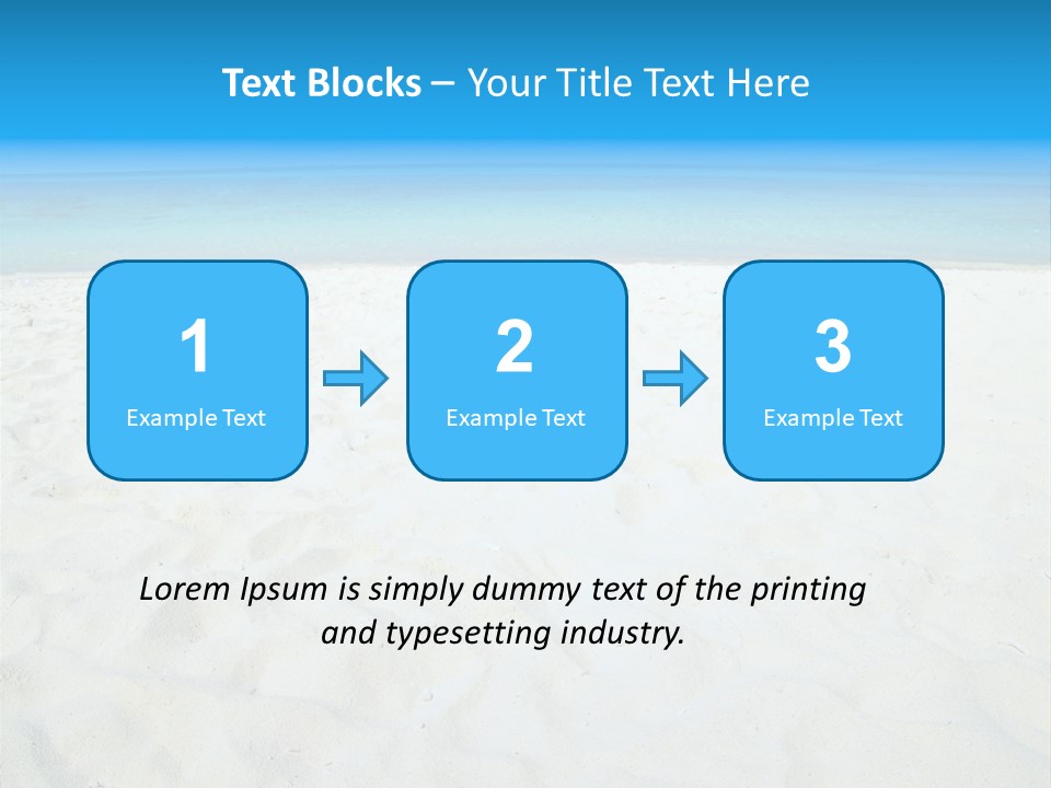 Beauty Summer White PowerPoint Template