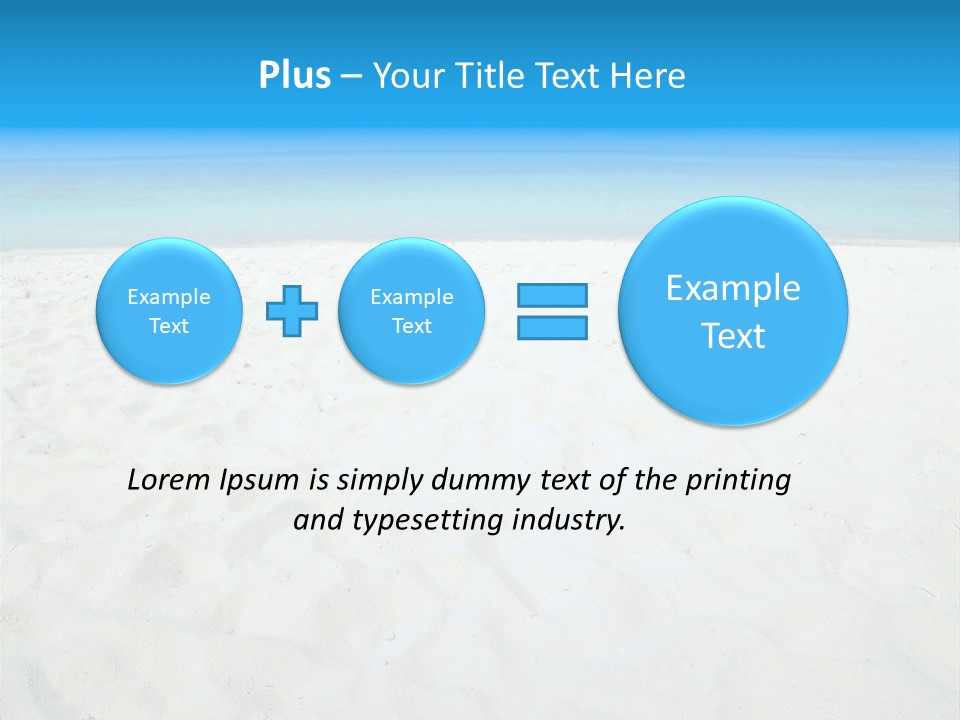 Beauty Summer White PowerPoint Template
