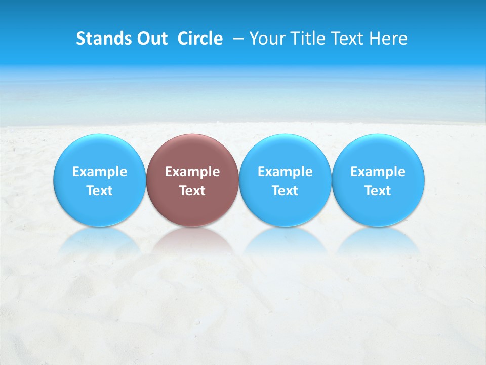 Beauty Summer White PowerPoint Template