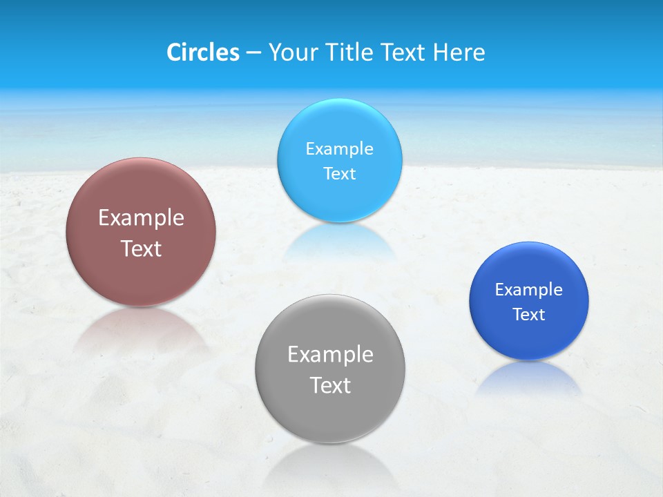 Beauty Summer White PowerPoint Template