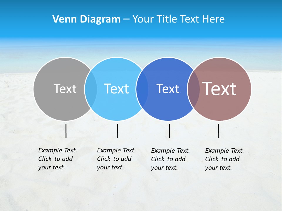Beauty Summer White PowerPoint Template