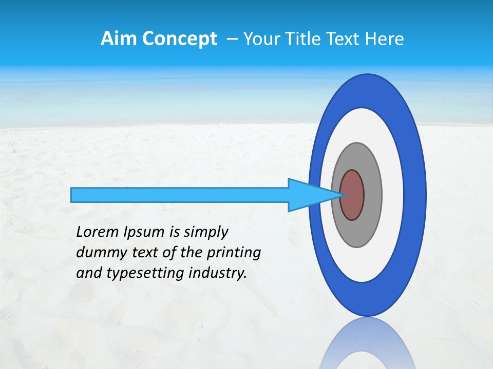 Beauty Summer White PowerPoint Template