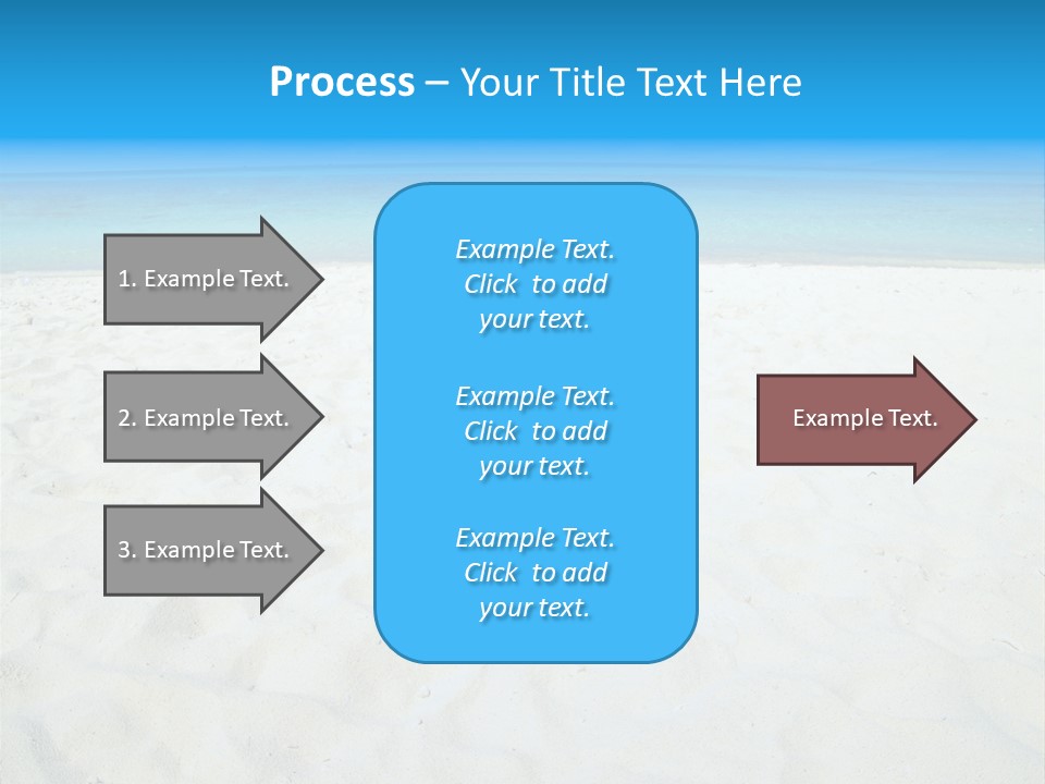 Beauty Summer White PowerPoint Template