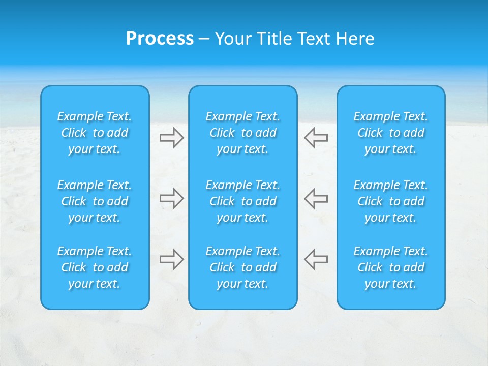 Beauty Summer White PowerPoint Template