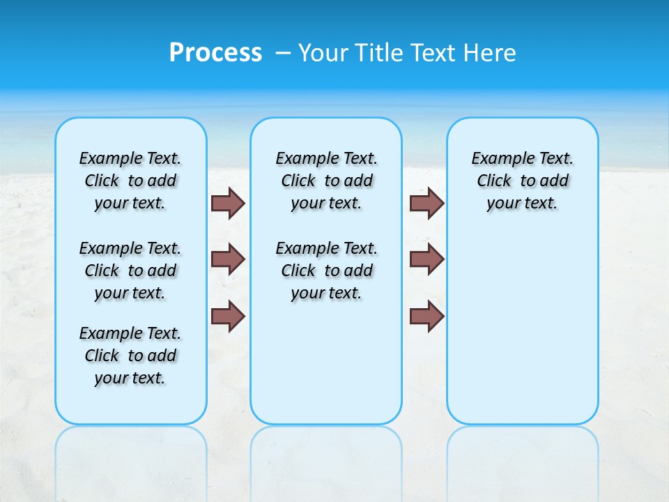 Beauty Summer White PowerPoint Template
