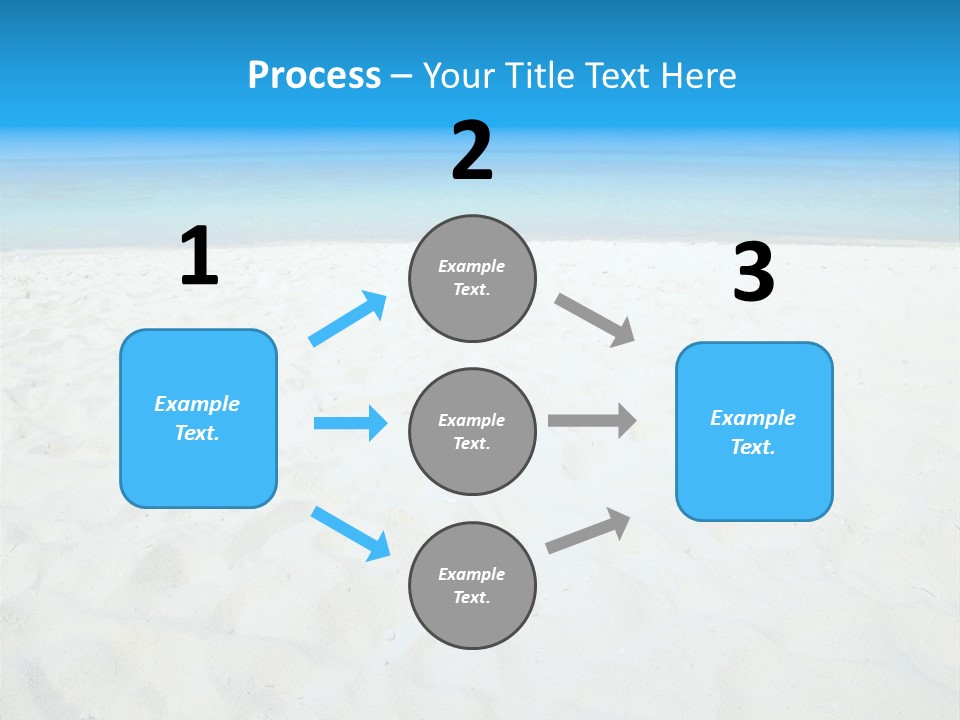 Beauty Summer White PowerPoint Template