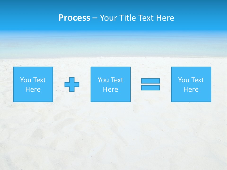 Beauty Summer White PowerPoint Template