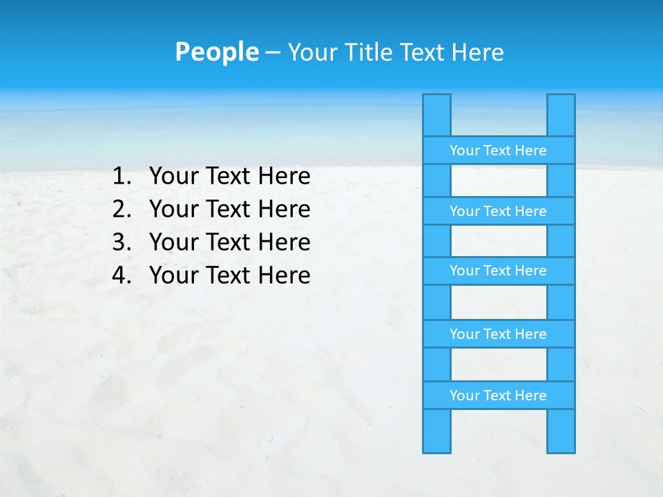 Beauty Summer White PowerPoint Template