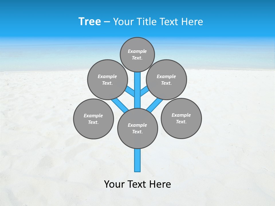 Beauty Summer White PowerPoint Template