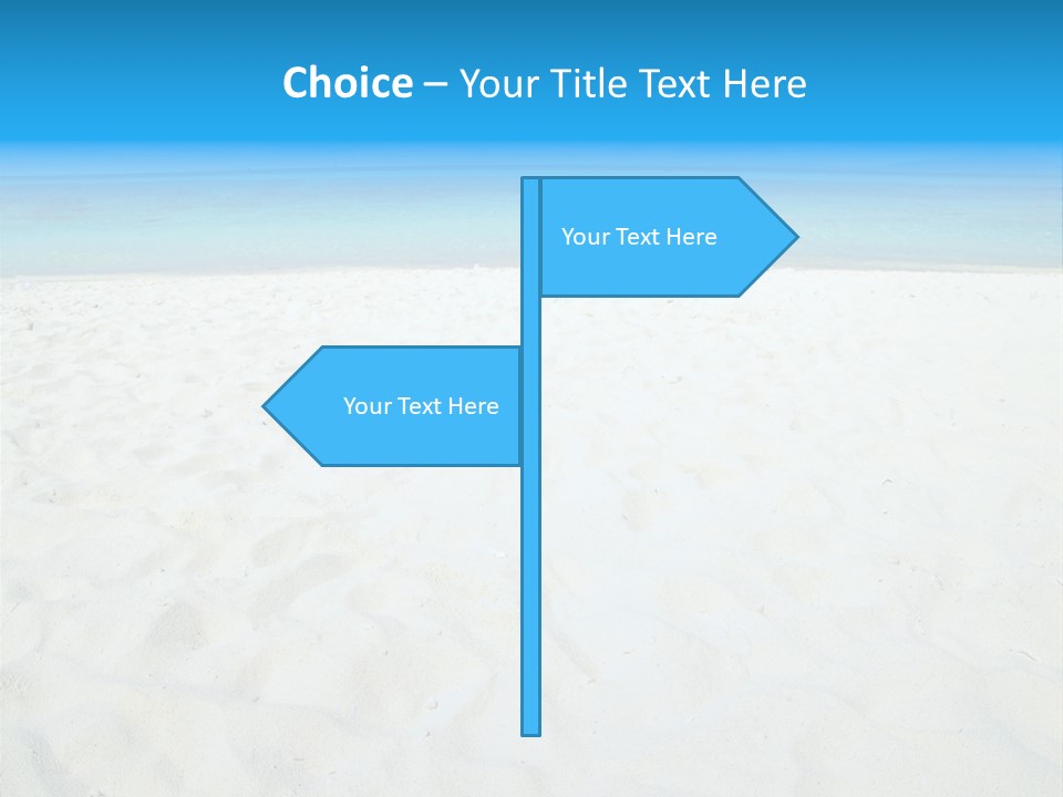 Beauty Summer White PowerPoint Template