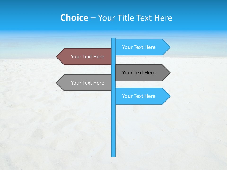 Beauty Summer White PowerPoint Template