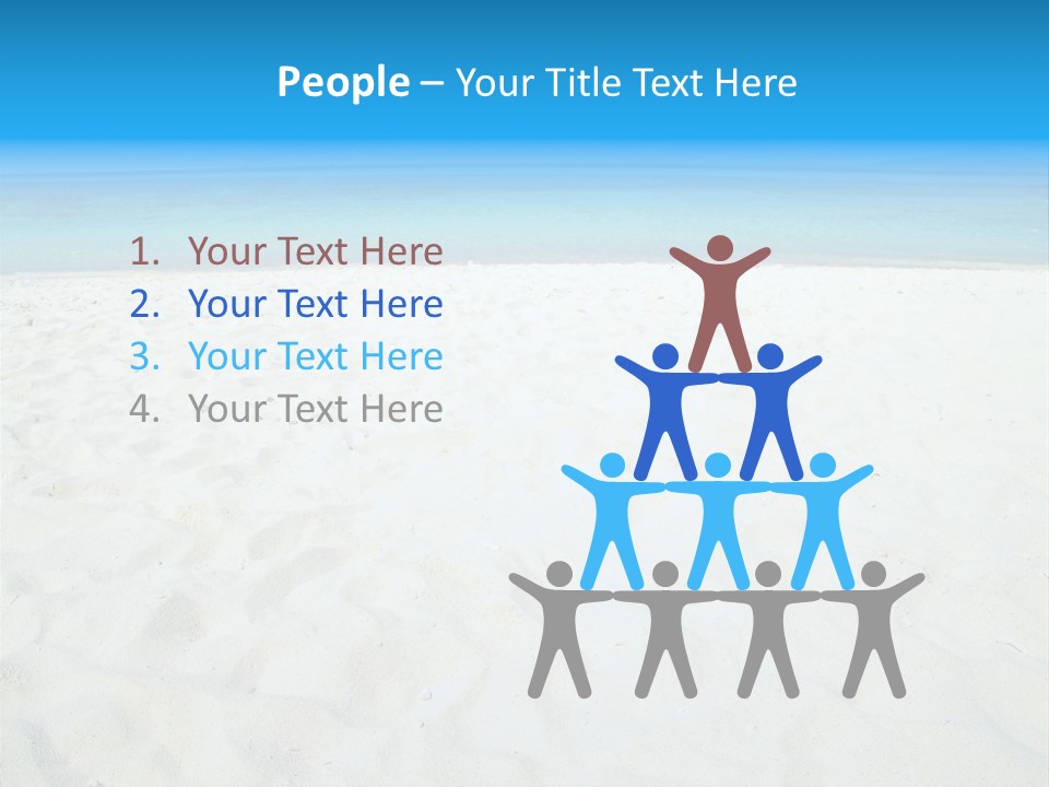 Beauty Summer White PowerPoint Template
