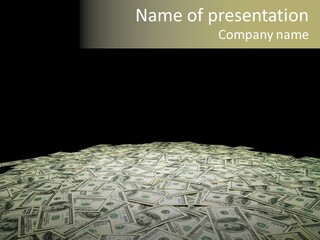 Bank Dollars States PowerPoint Template