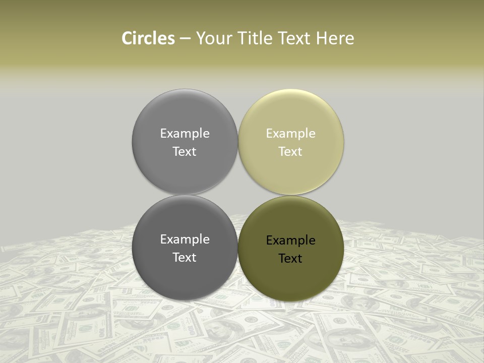 Bank Dollars States PowerPoint Template