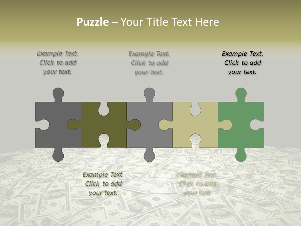 Bank Dollars States PowerPoint Template