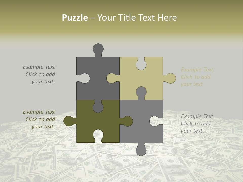 Bank Dollars States PowerPoint Template