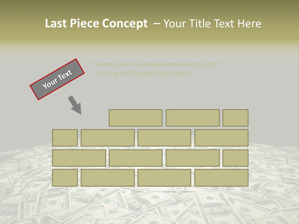 Bank Dollars States PowerPoint Template