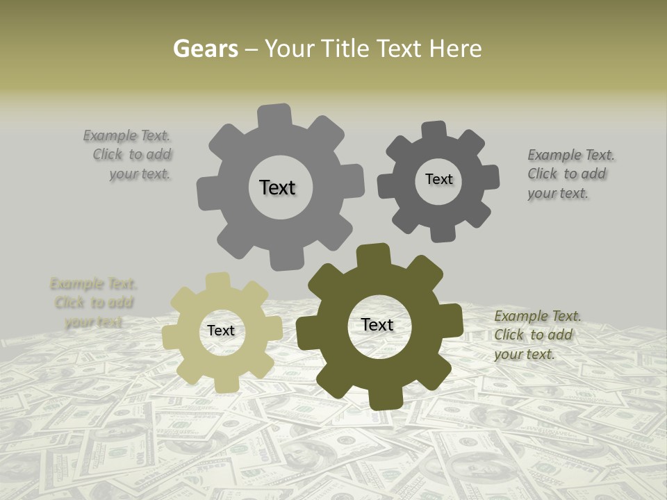 Bank Dollars States PowerPoint Template