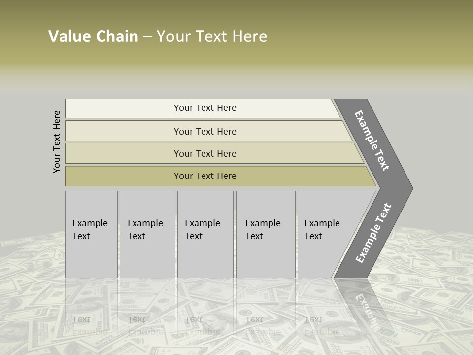 Bank Dollars States PowerPoint Template