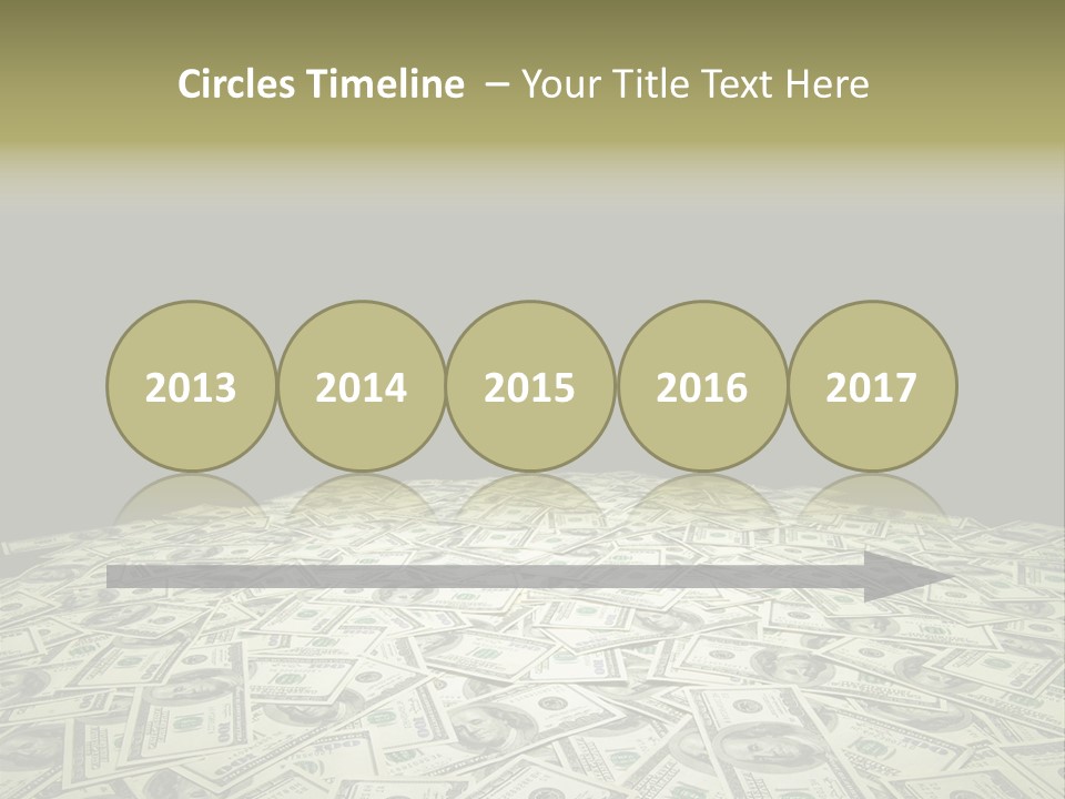 Bank Dollars States PowerPoint Template