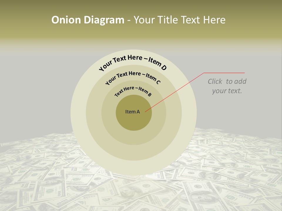 Bank Dollars States PowerPoint Template