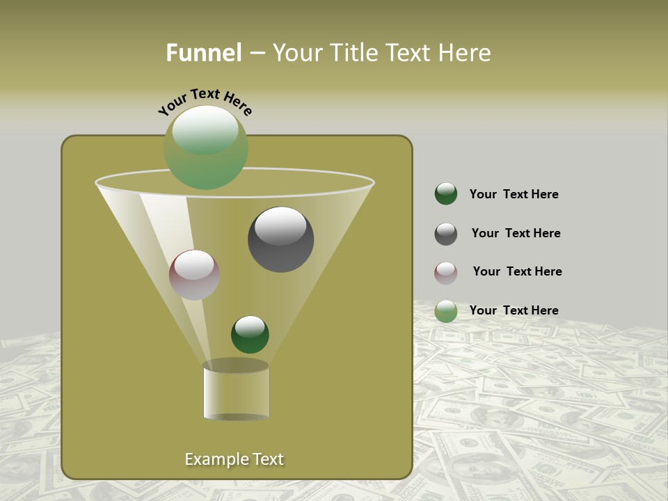 Bank Dollars States PowerPoint Template