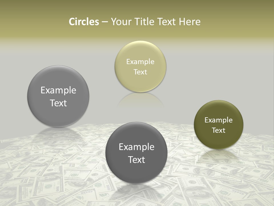 Bank Dollars States PowerPoint Template
