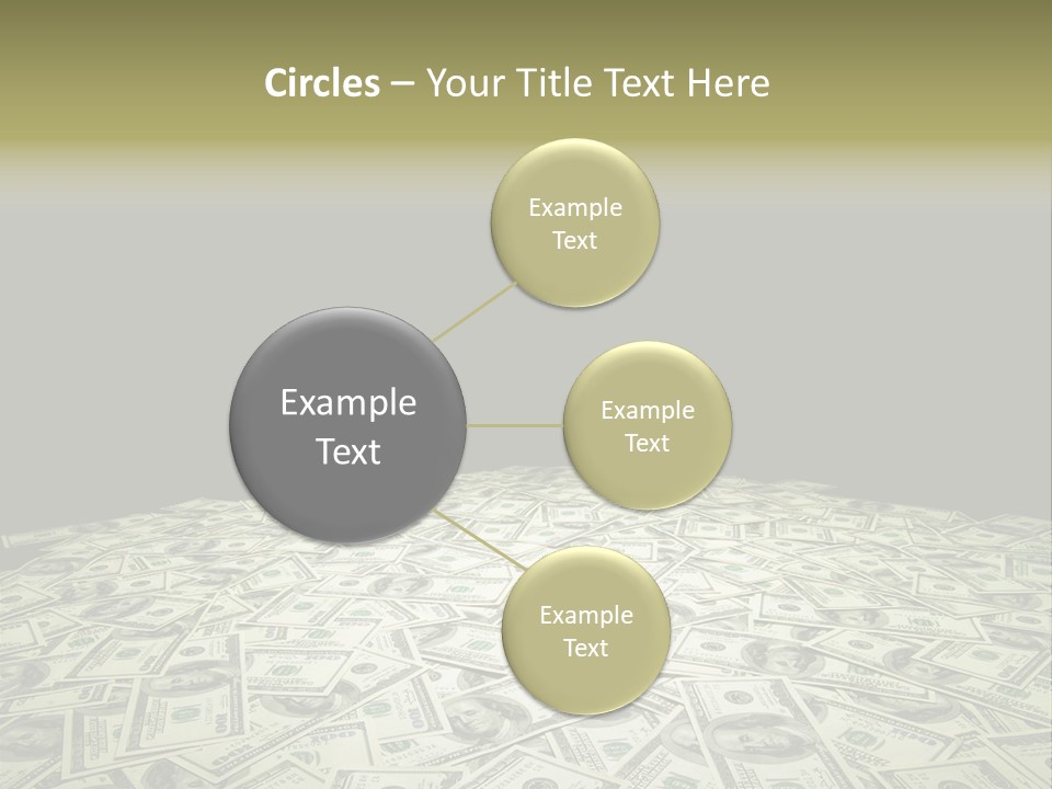 Bank Dollars States PowerPoint Template