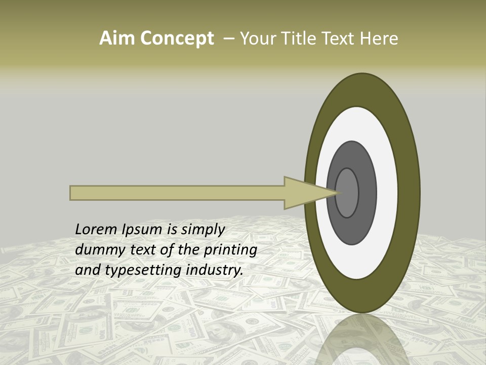 Bank Dollars States PowerPoint Template