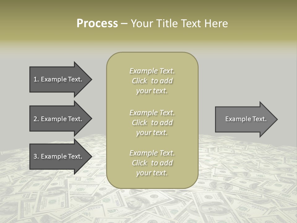 Bank Dollars States PowerPoint Template